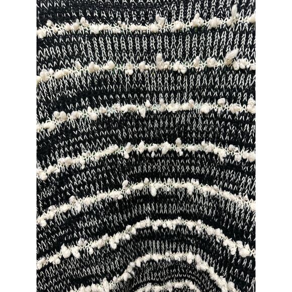 Anthropologie La Fee Verte Cardigan Black White Fringe NWT Size Medium Sweater - Picture 9 of 9